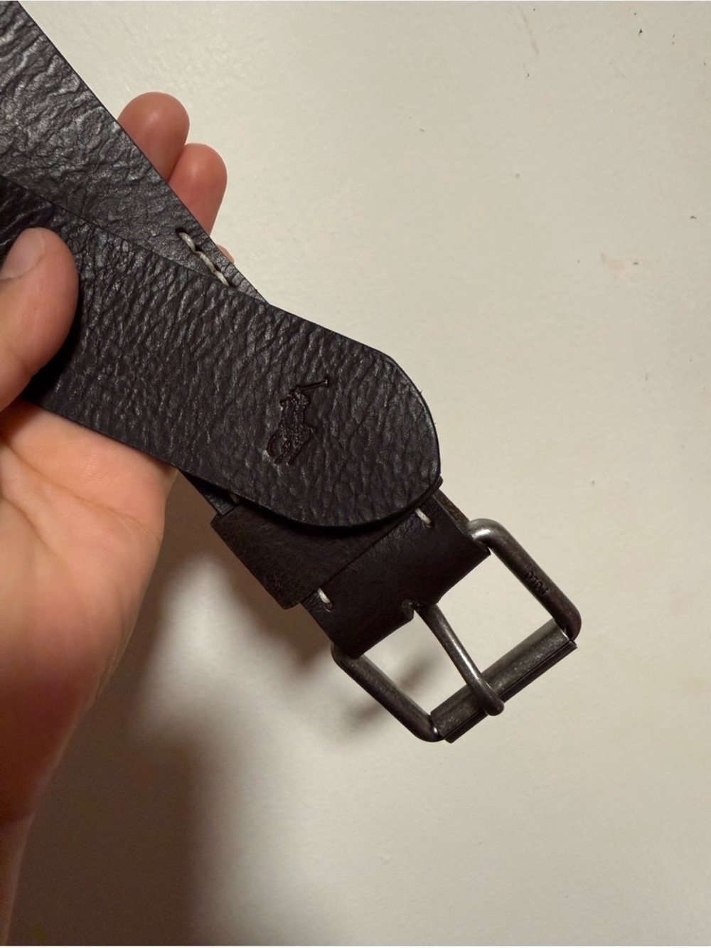 Leather Men’s Belt -polo